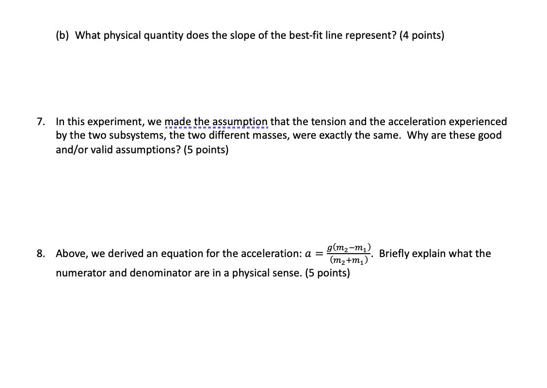 Solved A M S Fnet N Constant Net Force Table Points Chegg