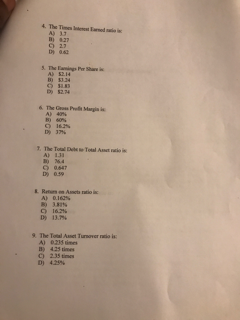 Solved Use The Following To Answer Questions Table Chegg