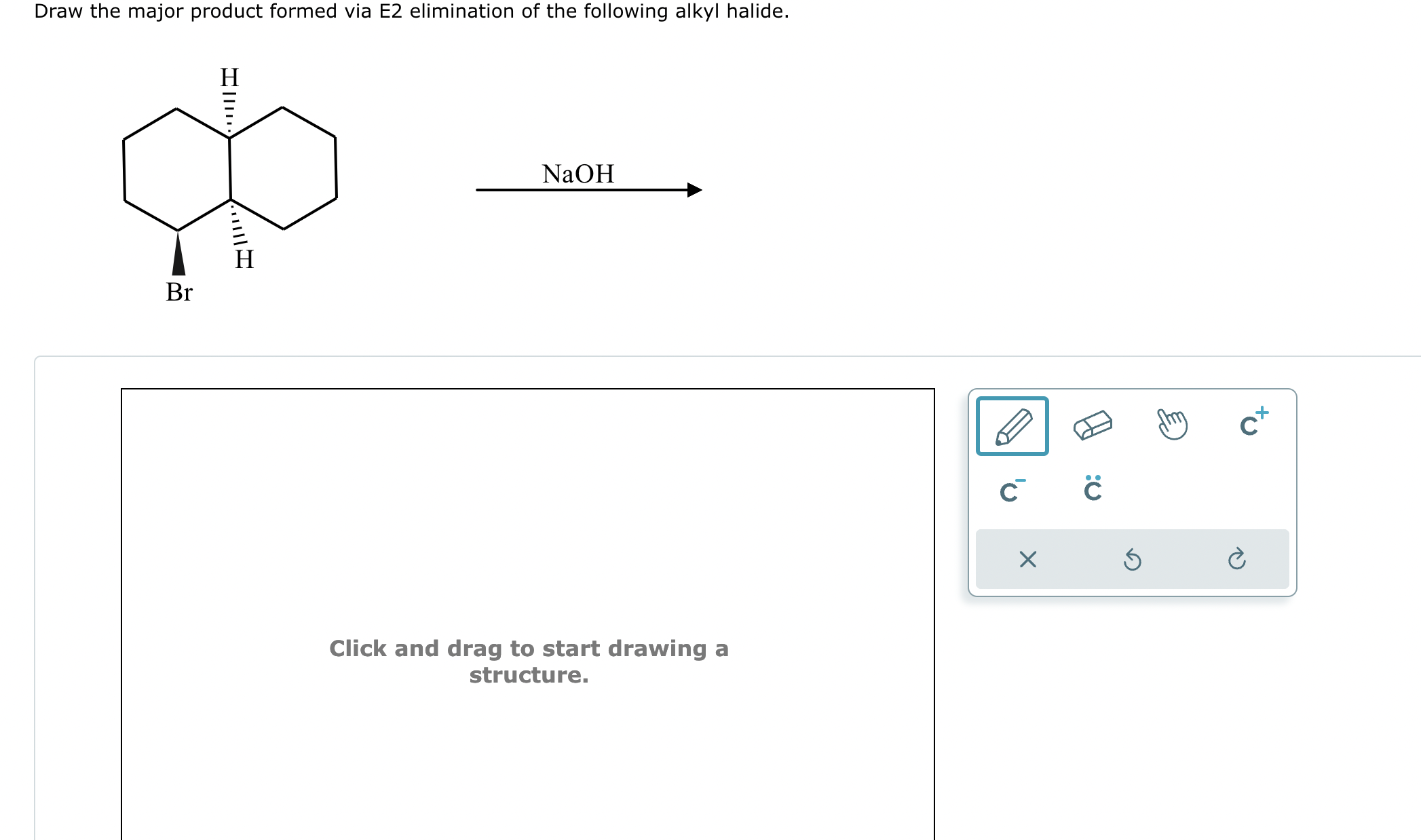 Solved Draw The Major Product Formed Via E Elimination Of Chegg