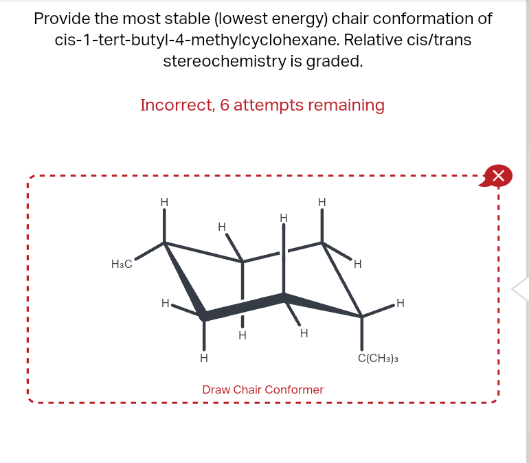 Solved Provide The Most Stable Lowest Energy Chair Chegg