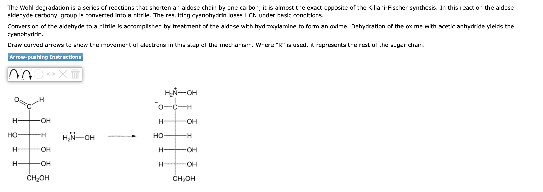 Solved The Wohl Degradation Is A Series Of Reactions That Chegg