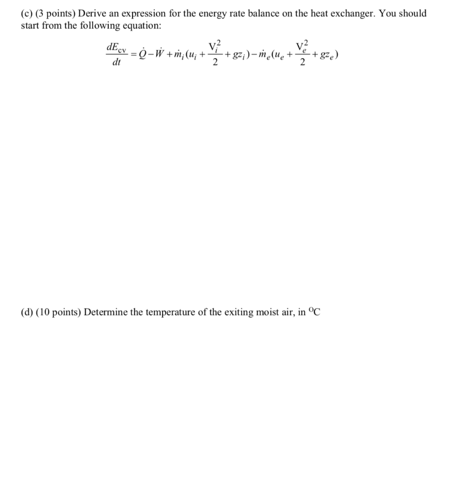 Solved Points Air At C Atm And Relative Chegg