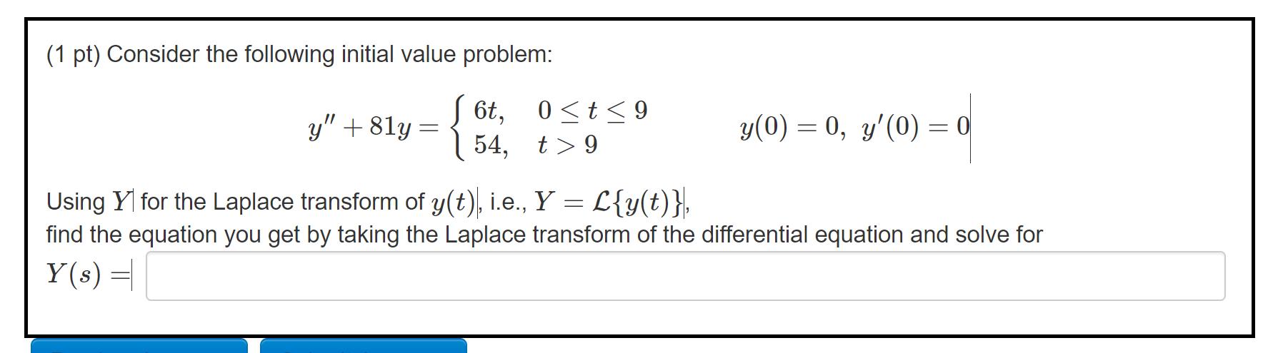 Solved Consider The Following Initial Value Problem Chegg