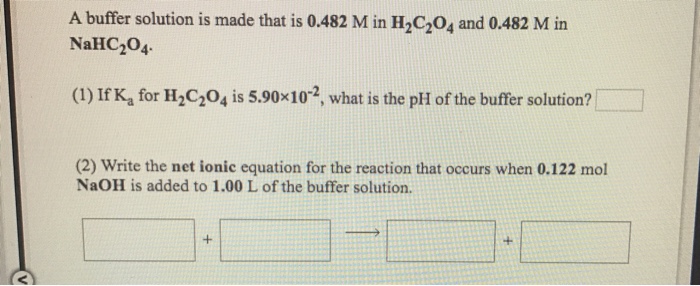 Solved A Buffer Solution Is Made That Is 0 400 M In HF And Chegg