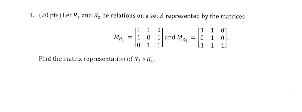 Solved Pts Let R And R Be Relations On A Set A Chegg