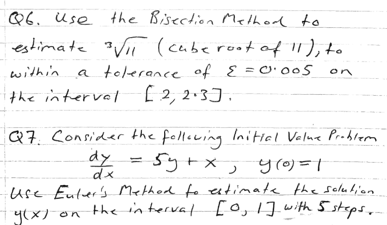 Solved Q Use The Bisection Method To Estimate Cube Chegg