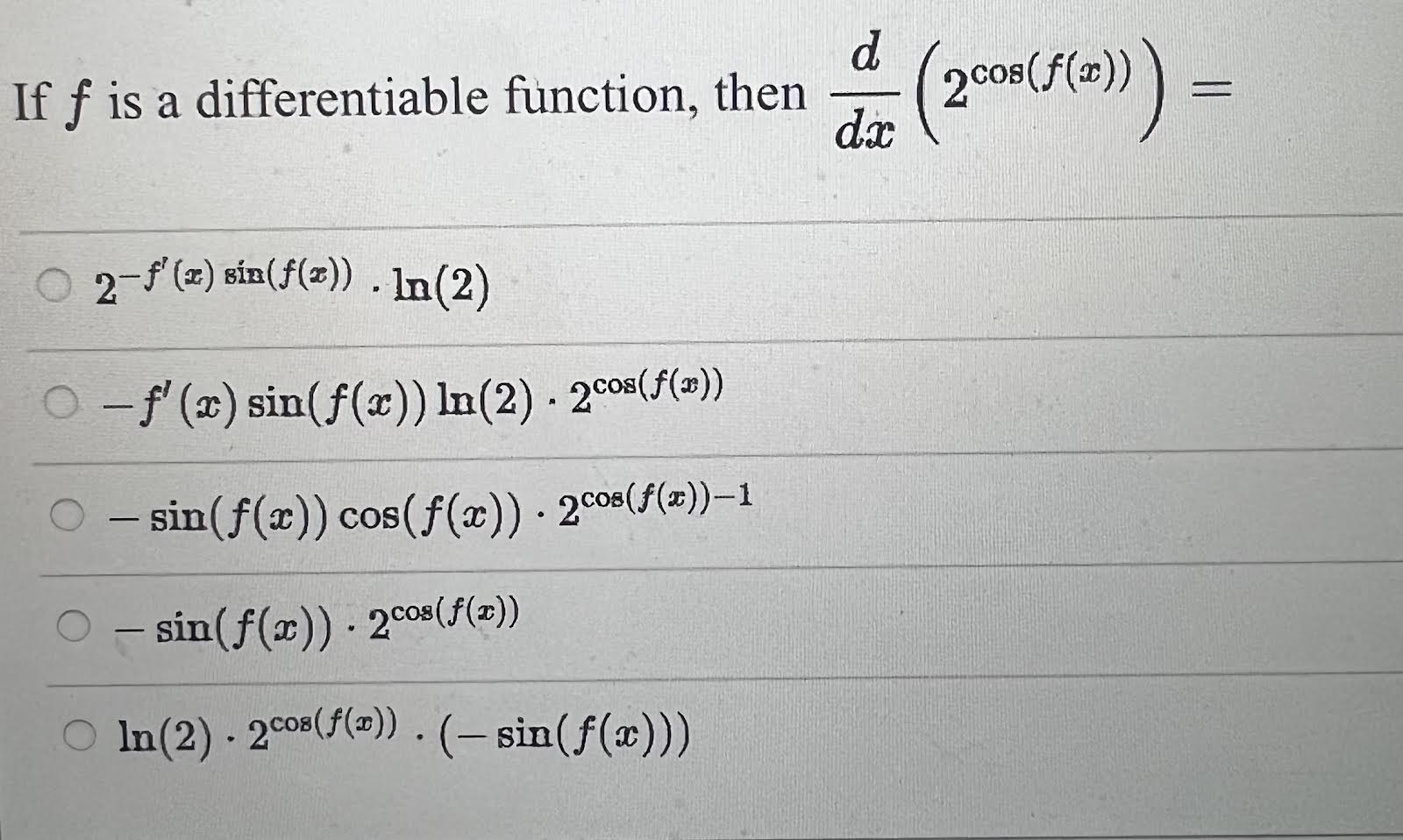 Solved If F Is A Differentiable Function Then Chegg