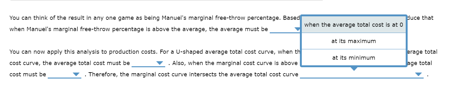 Solved 4 The Marginal Average Rule Consider The Following Chegg