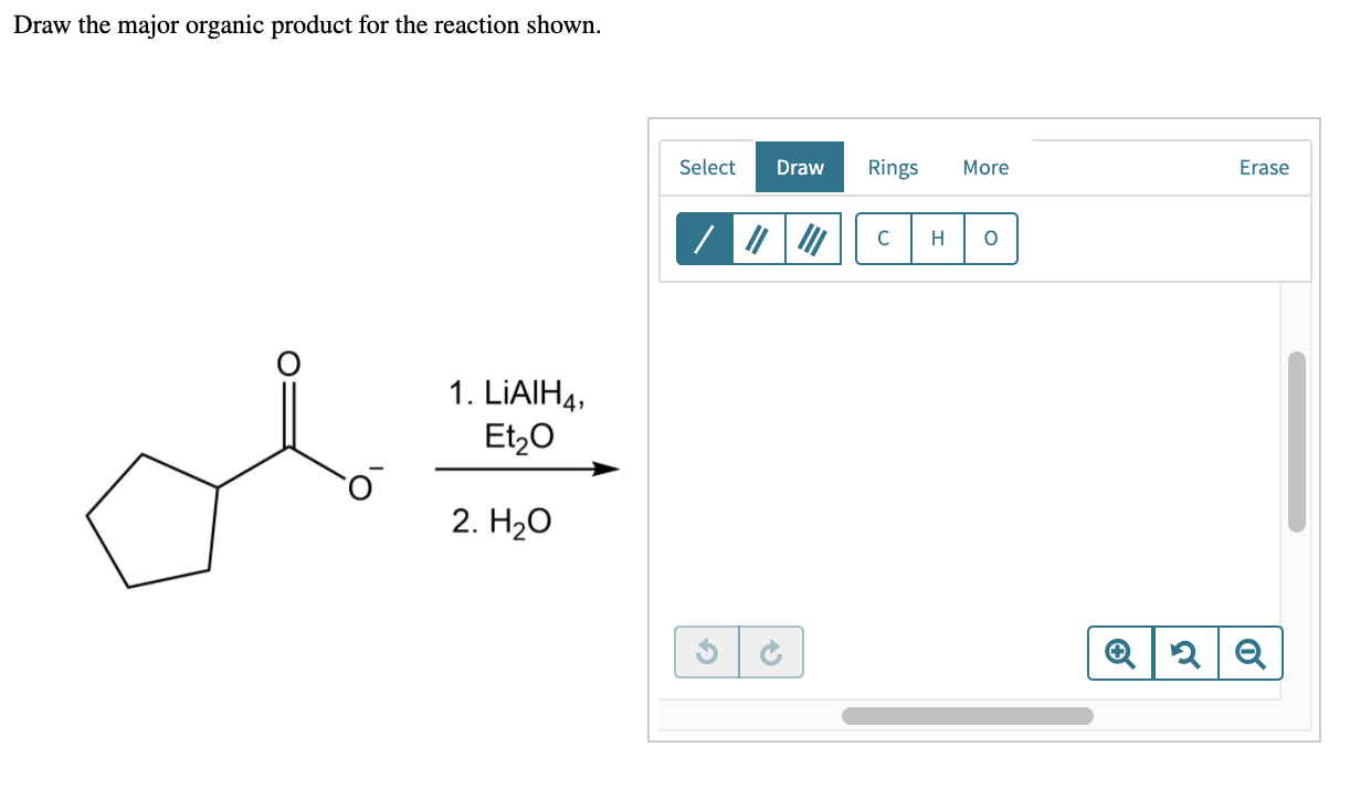Draw The Major Organic Product For The Reaction Shown Premierepack