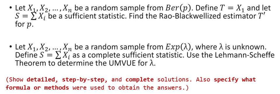 Solved Let X₁ X₂ Xn be a random sample from Ber p Chegg