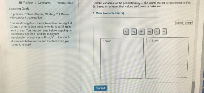 Solved Review L Constants Periodic Table Parta One Simple Chegg