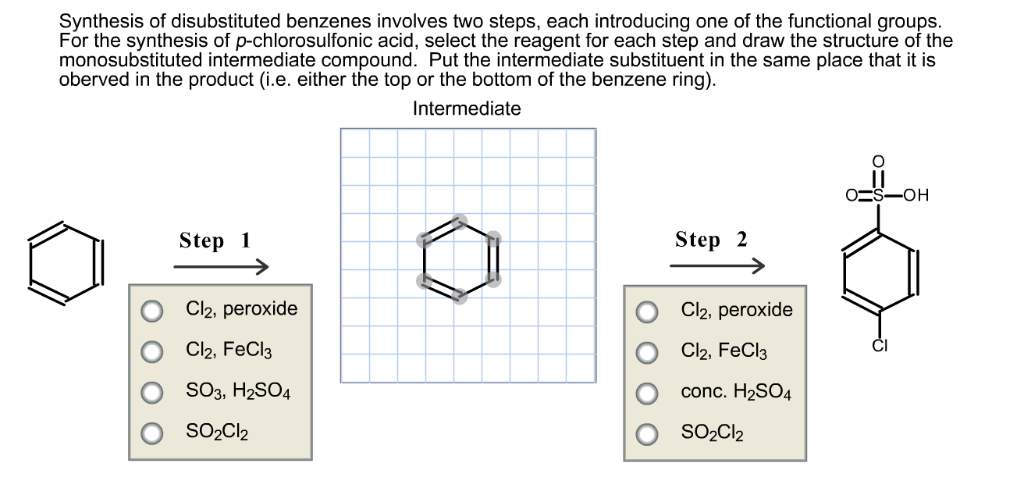 Solved Synthesis Of Disubstituted Benzenes Involves Two Chegg