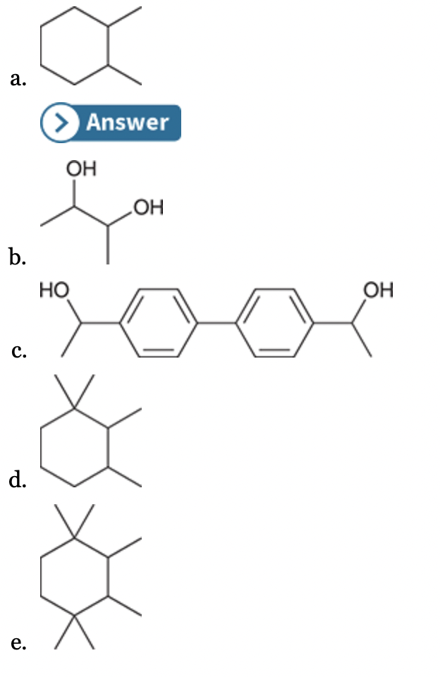 Solved Draw All Possible Stereoisomers For Each Of The Chegg