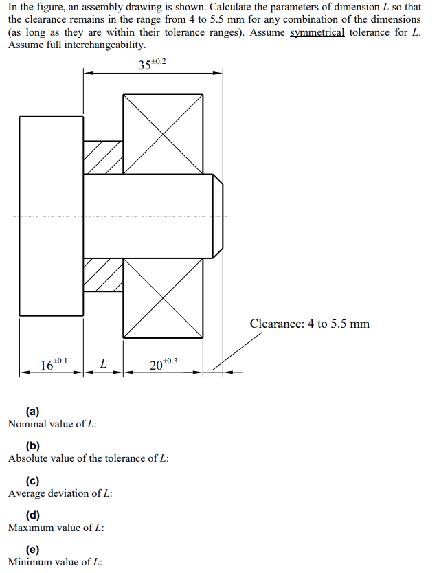 Solved In The Figure An Assembly Drawing Is Shown Chegg