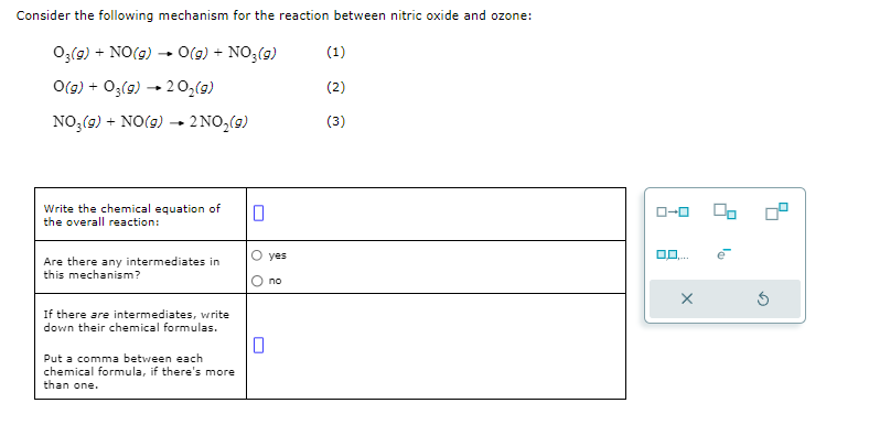 Solved Consider The Following Mechanism For The Reaction Chegg