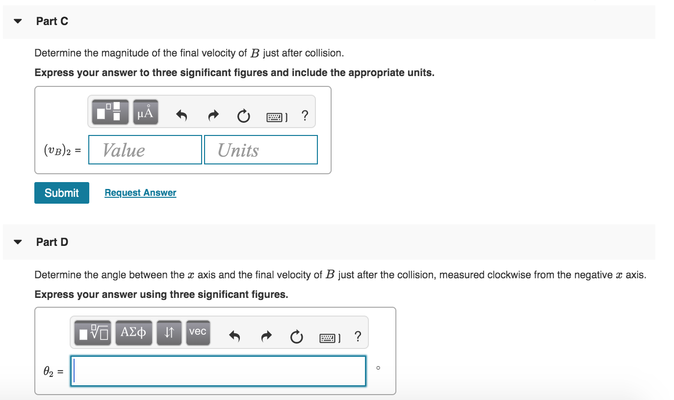 Solved Review Two Smooth Disks A And B Each Have A Mass Of Chegg