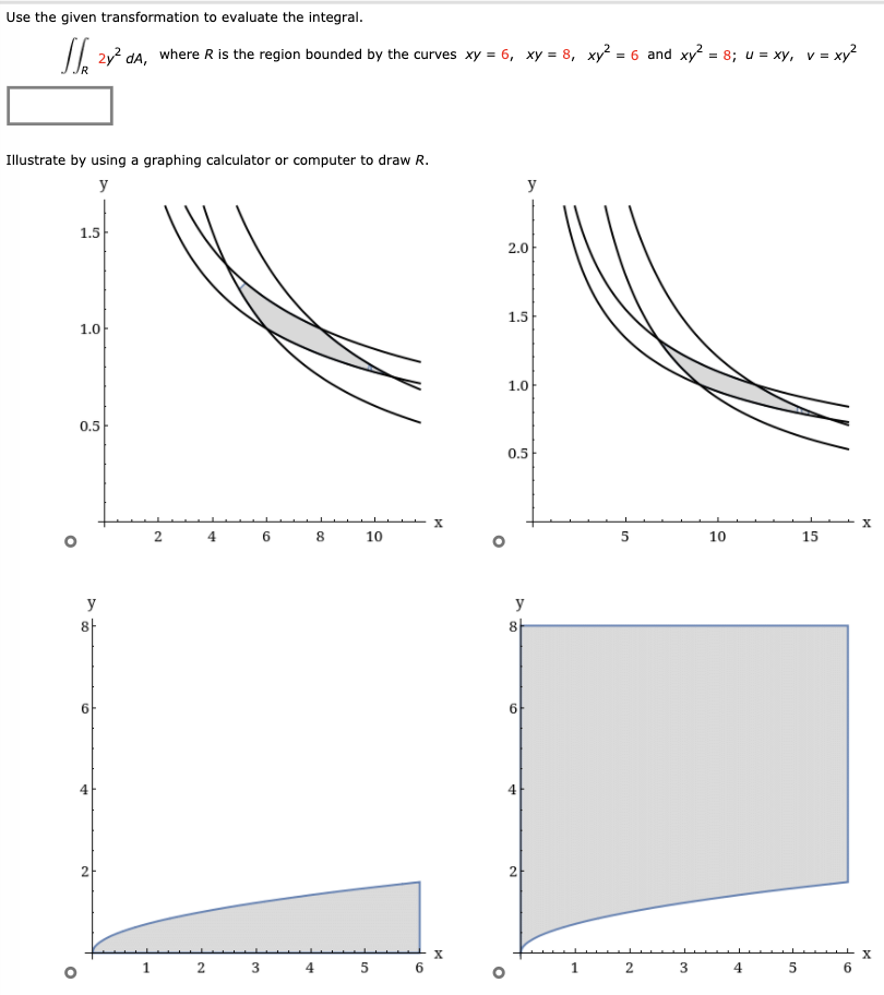 Solved Use The Given Transformation To Evaluate The Chegg