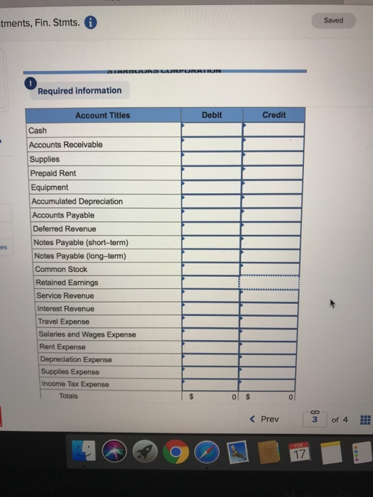 Solved Tments Fin Stmts Saved 0 Required Information Chegg