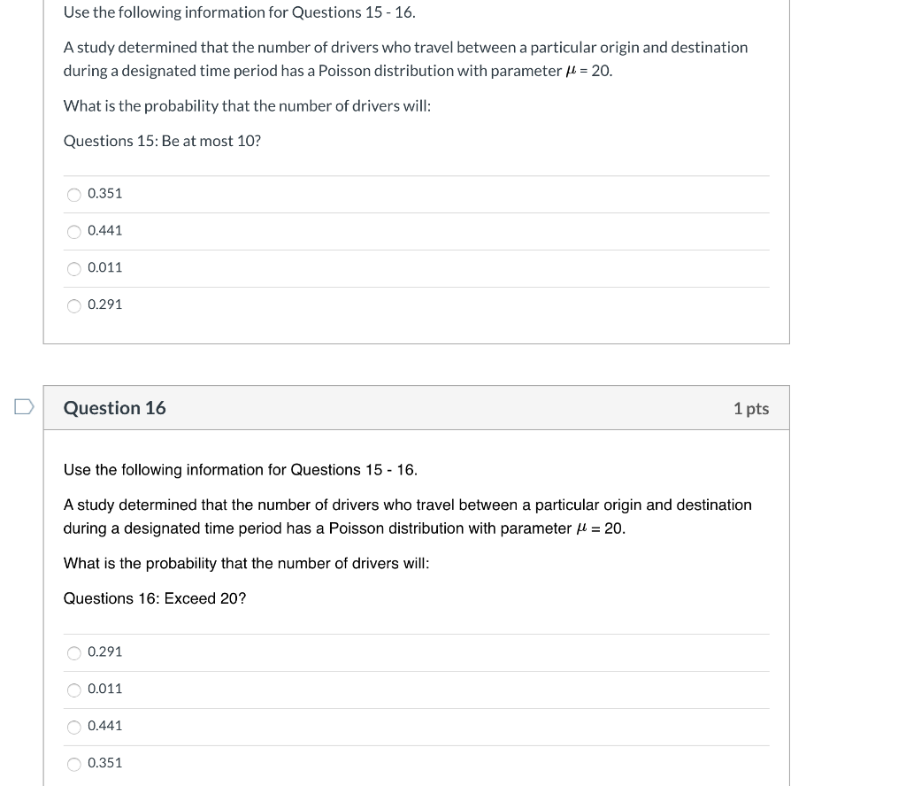 Solved Use The Following Information For Questions 7 10 Chegg