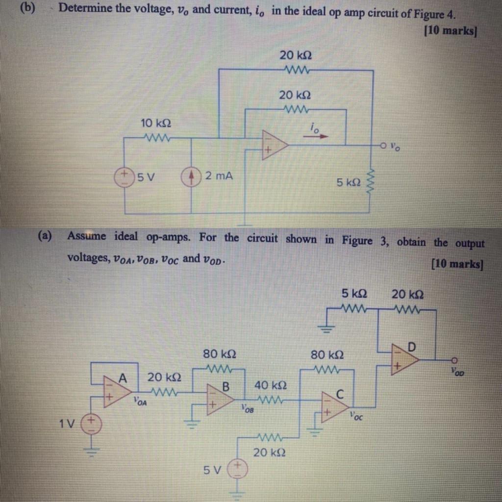 Solved B Determine The Voltage V And Current I In The Chegg