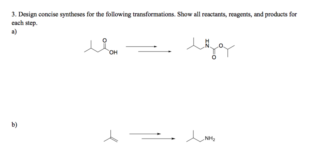 Solved Design Concise Syntheses For The Following Chegg