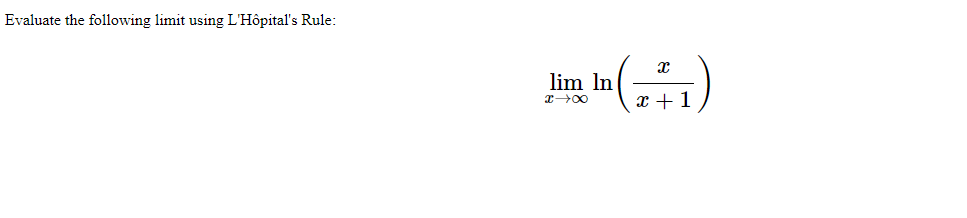 Limit Using L Hopital S Rule Calculator