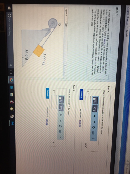 Solved A Block With Mass M Kg Slides Down A Surface Chegg