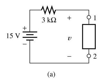 Solved A Use The Equivalent Circuit To Find V In The Chegg