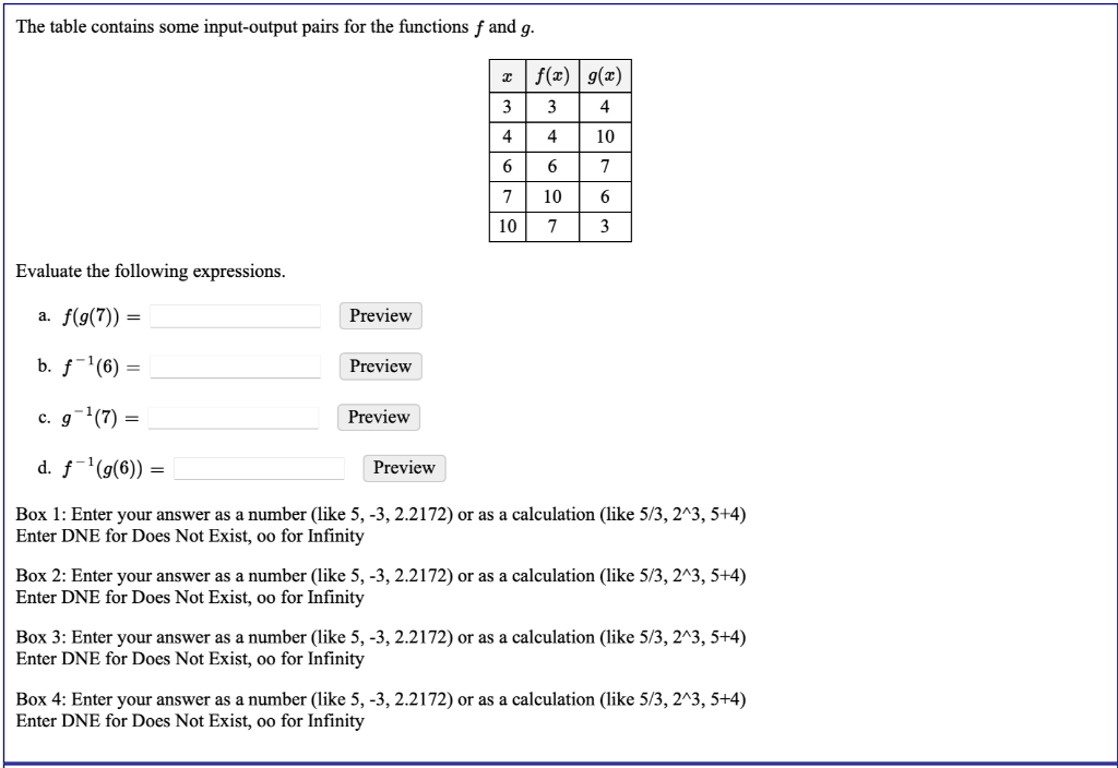 Solved The Table Contains Some Input Output Pairs For The Chegg