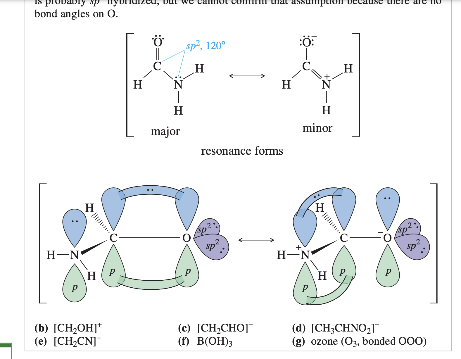 1 Draw The Important Resonance Forms For Each Chegg