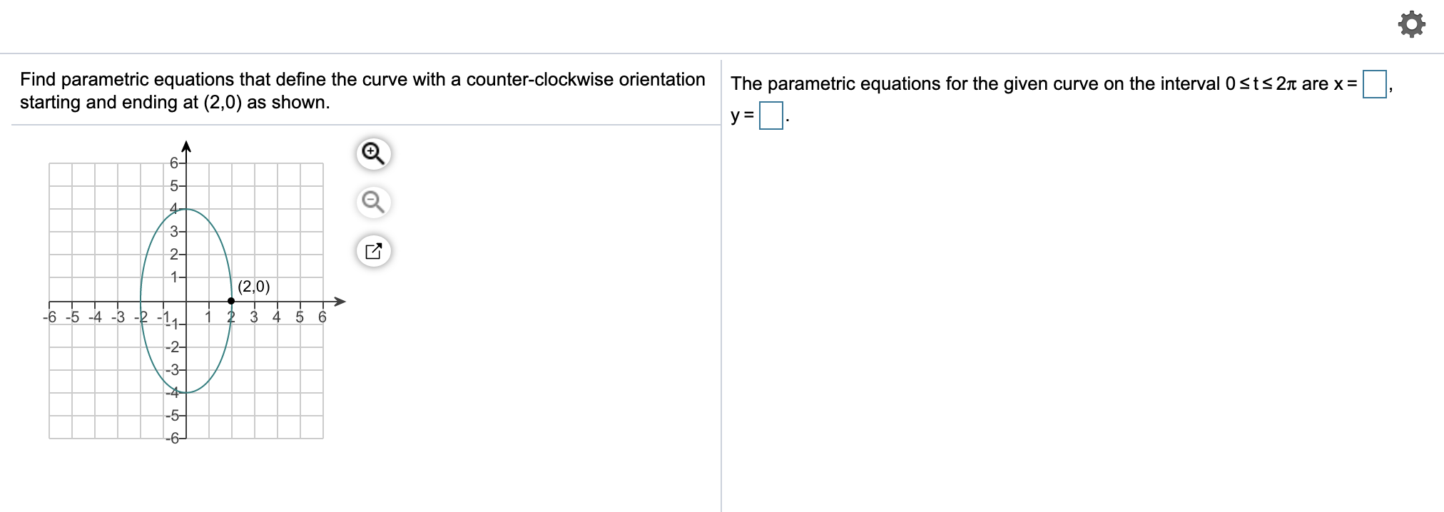 Solved Find Parametric Equations That Define The Curve With Chegg