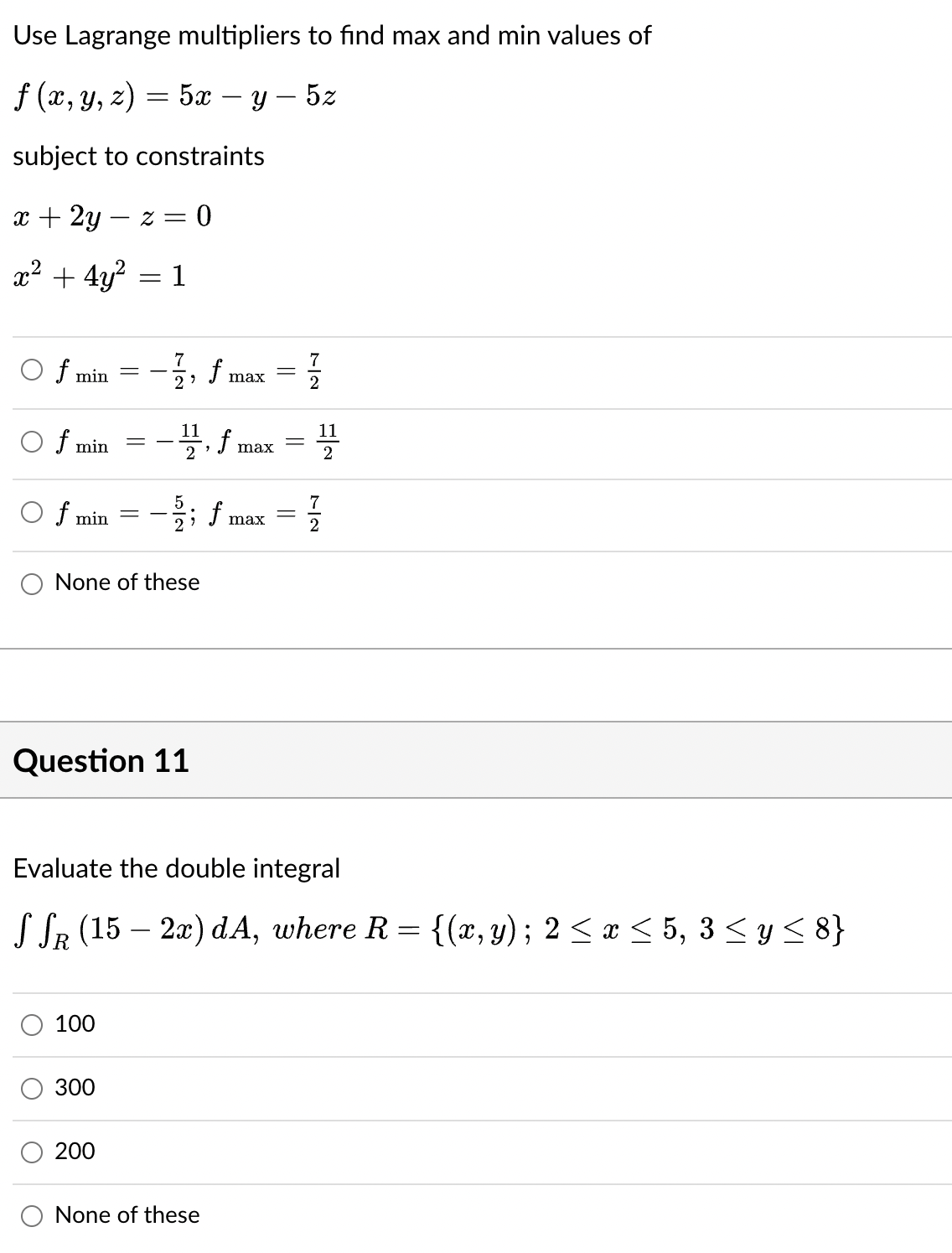 Solved Use Lagrange Multipliers To Find Max And Min Values Chegg