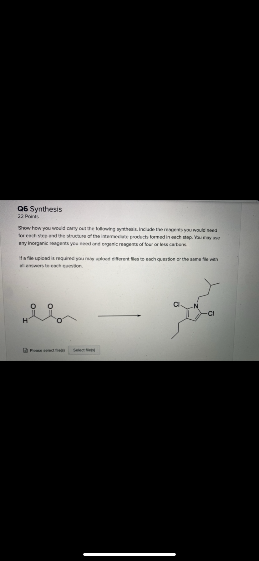 Solved Q Synthesis Points Show How You Would Carry Out Chegg