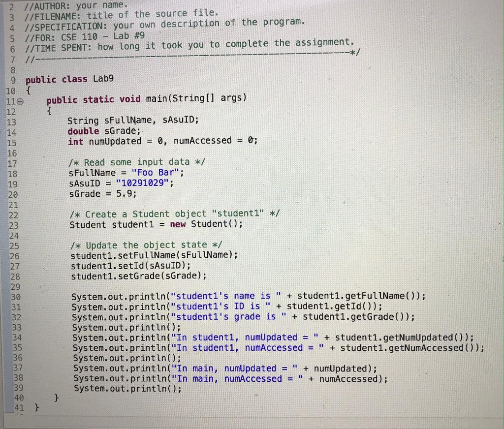 Solved Cse Lab Lab Topics Variable Scopes Object Chegg