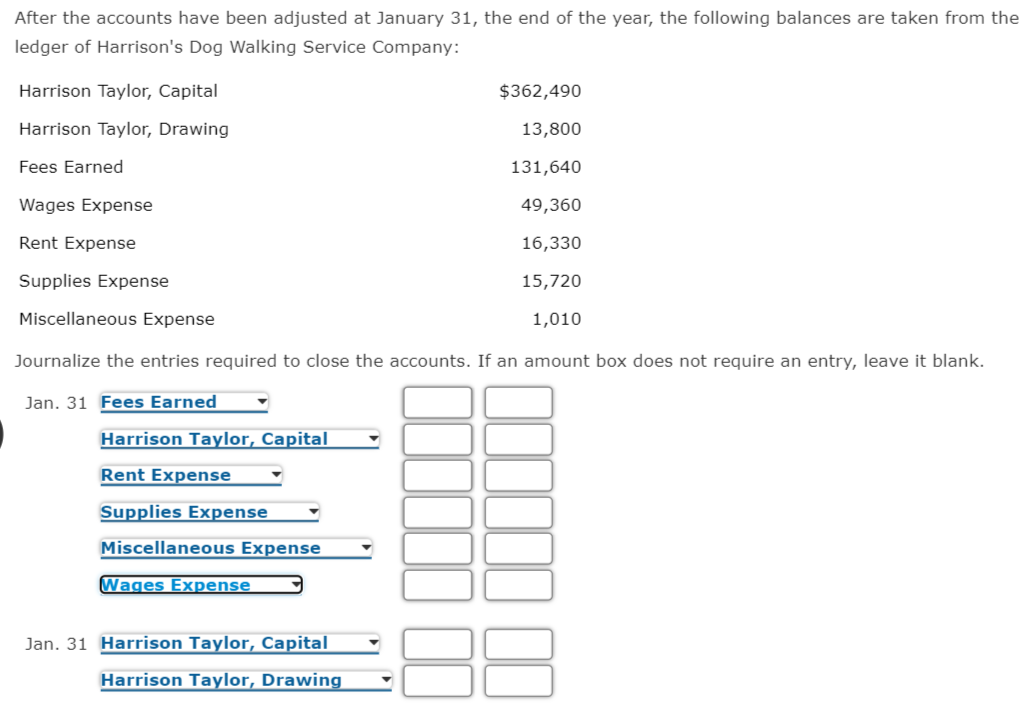 Solved After The Accounts Have Been Adjusted At January Chegg