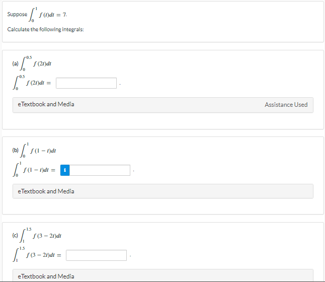 Solved Suppose F T Dt Calculate The Following Chegg