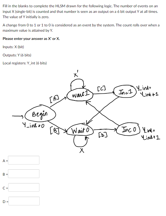 Solved Fill In The Blanks To Complete The HLSM Drawn For The Chegg