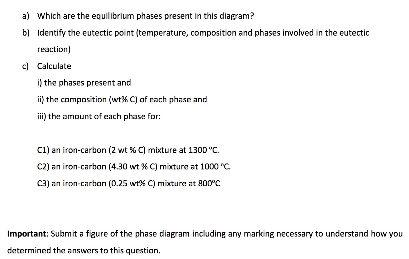 Steel Phase Diagram Questions Solved In The Pb Sn Phase Diag