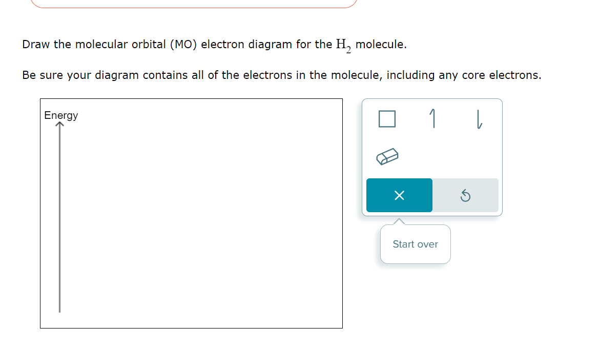 Solved Draw The Molecular Orbital Mo Electron Diagram For Chegg