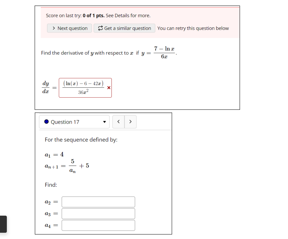 Solved Get A Similar Question You Can Retry This Question Chegg