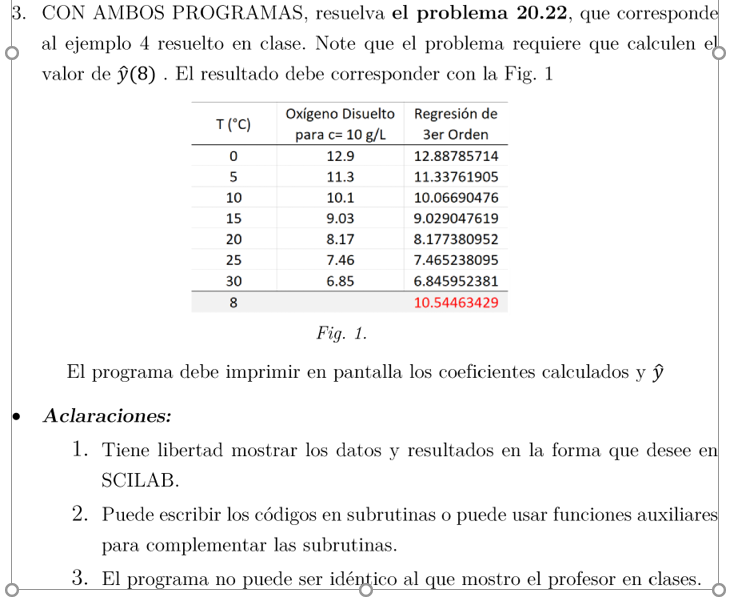 Problemas Regresión Polinomial Método de Ecuaciones Chegg