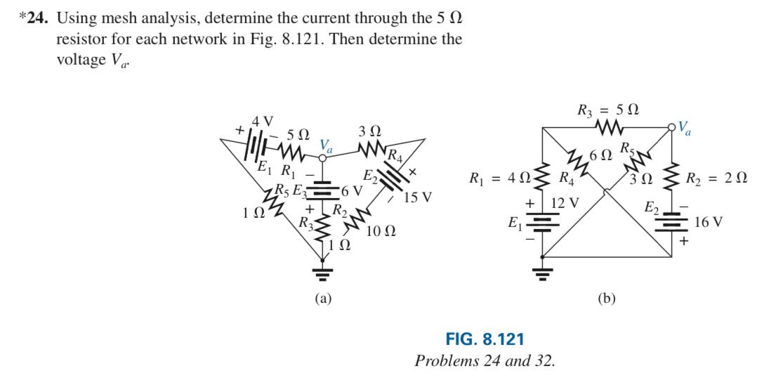 Solved Using Mesh Analysis Determine The Current Chegg