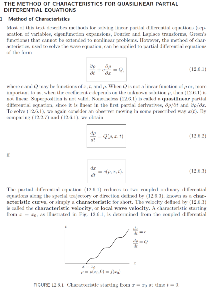 1 Use The Method Of Characteristics To Solve The Chegg