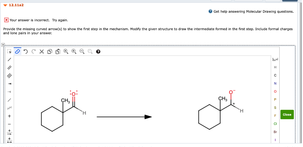 Solved A Get Help Answering Molecular Drawing Chegg