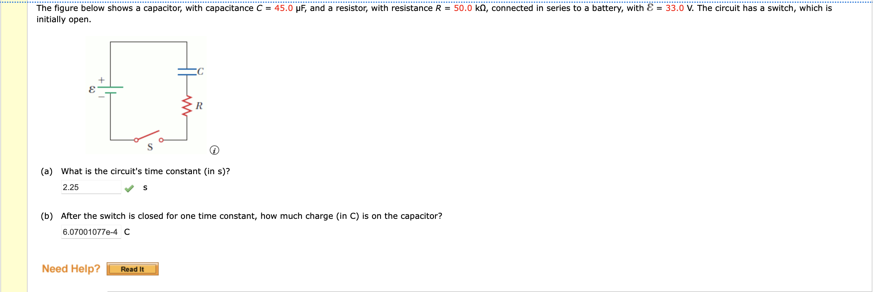 Solved The Figure Below Shows A Capacitor With Capacitance Chegg