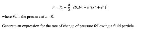 Solved Converging Duct Flow Is Modeled By The Steady Chegg