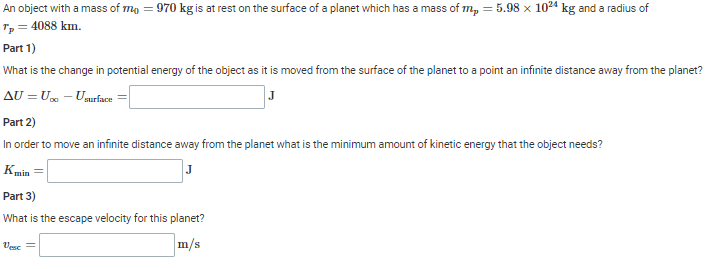 Solved An Object With A Mass Of M Kg Is At Rest On The Chegg