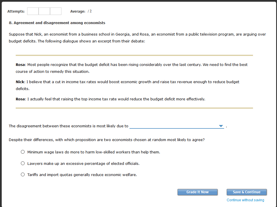 Solved Suppose That Nick An Economist From A Business Chegg