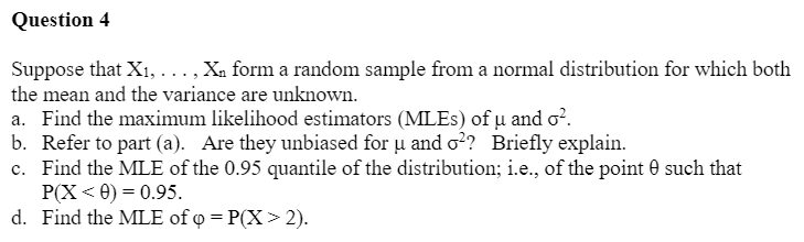 Solved Question Suppose That X X Form A Random Chegg