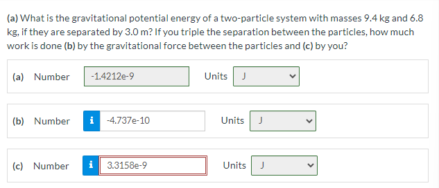 Solved A What Is The Gravitational Potential Energy Of A Chegg